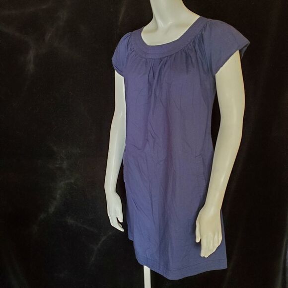 J. Crew Blue Cotton Dress (2) - Picture 1 of 5